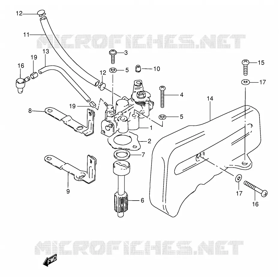OIL PUMP Suzuki SCOOTER 50 FZ 1990  FZ50L(E1)