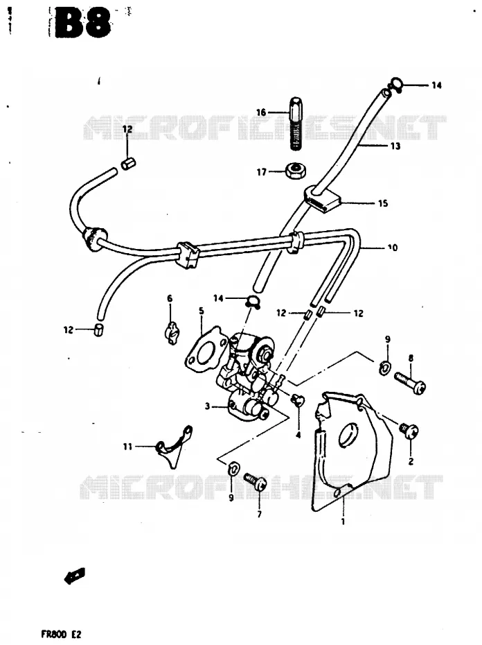 OIL PUMP Suzuki SCOOTER 80 FR 1983  FR80D