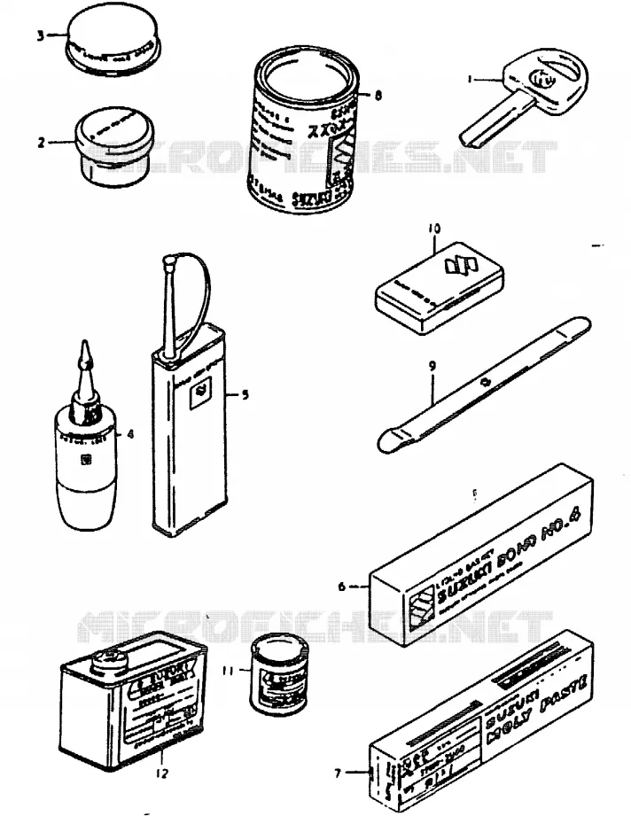 OPTIONS Suzuki MOTO 1000 GS 1978  GS1000C(C/N)