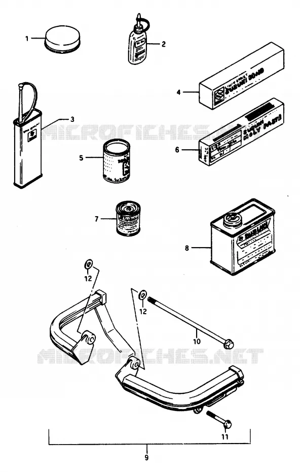 OPTIONS Suzuki MOTO 1150 GS 1985  GS1150ESF(E/F/G)