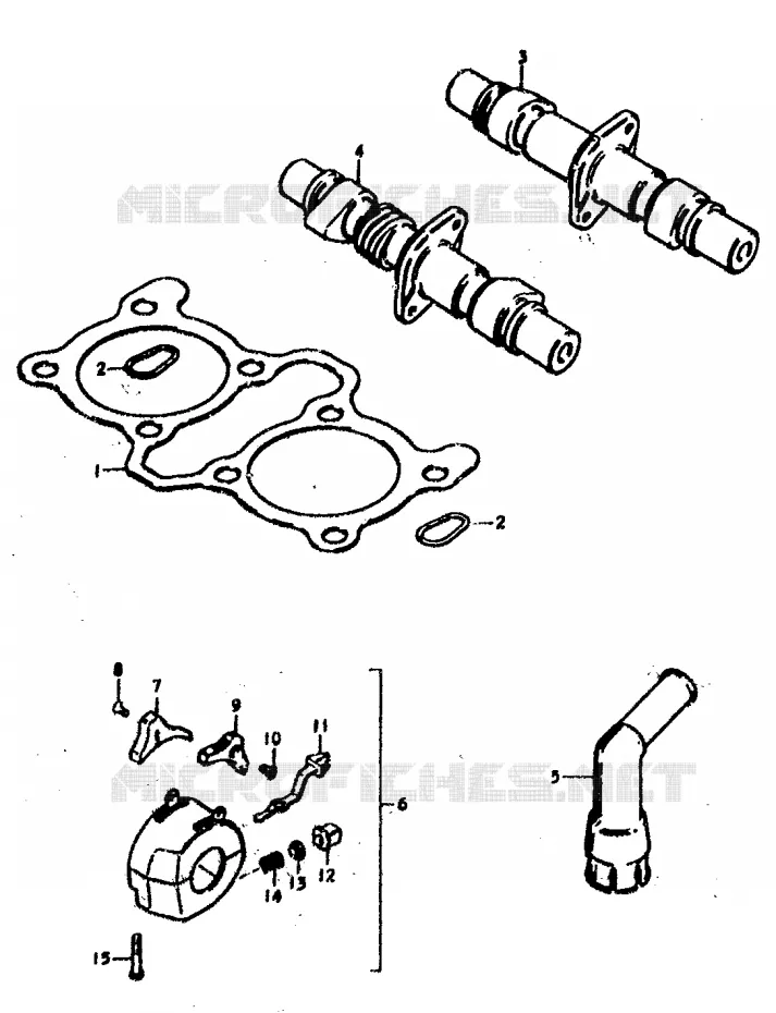 PARTS FOR SPECIAL MARKET (E22) Suzuki MOTO 400 GS 1978  GS400C(C/N)