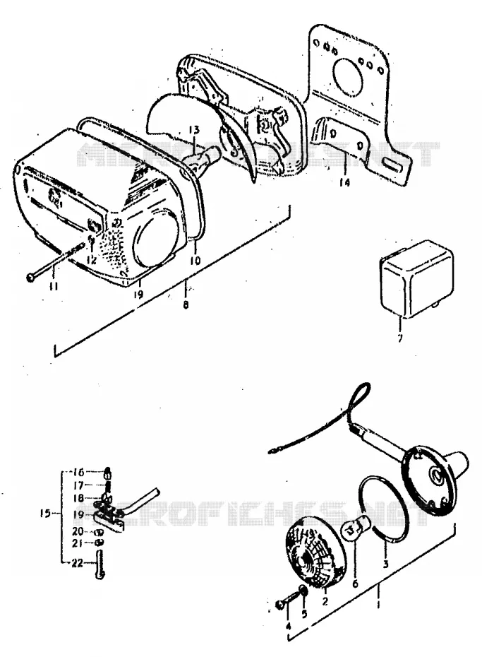 PARTS FOR SPECIAL MARKET (E34) Suzuki MOTO 400 GS 1978  GS400EC(C/N)