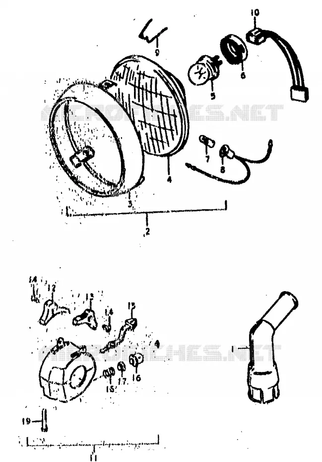 PARTS FOR SPECIAL MARKET (E39) Suzuki MOTO 400 GS 1978  GS400C(C/N)
