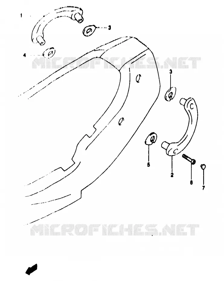 RIGHT SWITCH - HANDGRIP Suzuki MOTO 1200 BANDIT 1997  GSF1200V(T/V/W/X/Y)