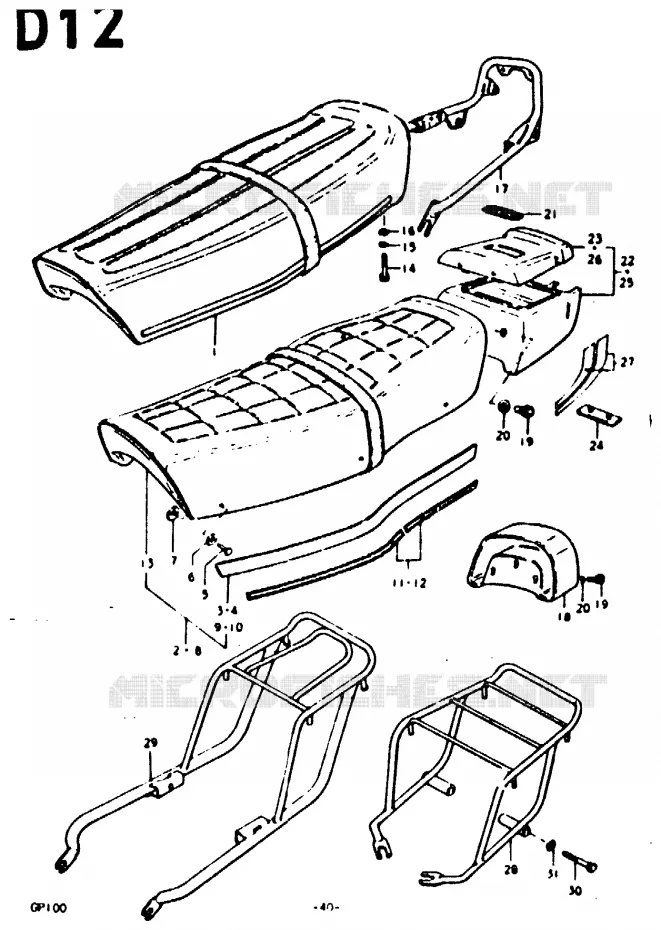 SEAT Suzuki MOTO 100 GP 1978  GP100C(C/N)
