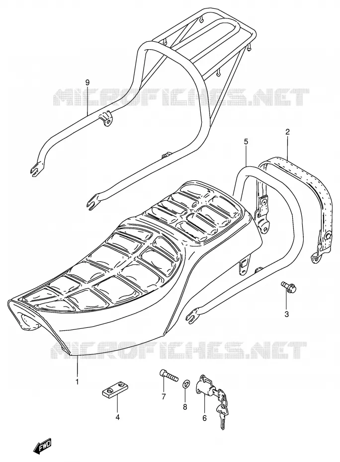 SEAT Suzuki MOTO 125 GN 1983  GN125D(E1)