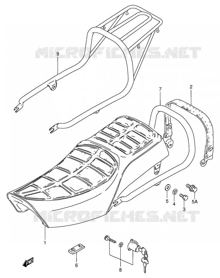 SEAT Suzuki MOTO 250 GN 1985  GN250F(E2)