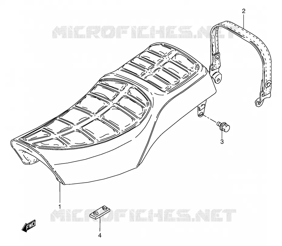 SEAT Suzuki MOTO 250 GN 2001  GN250K1(E2)