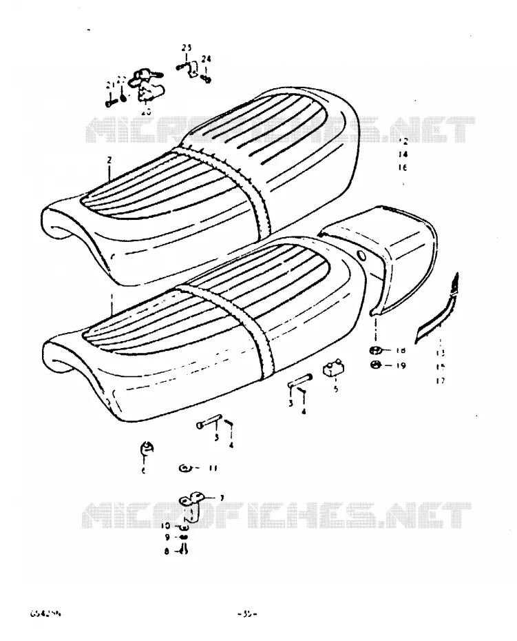 SEAT Suzuki MOTO 425 GS 1992  GS425N(N)