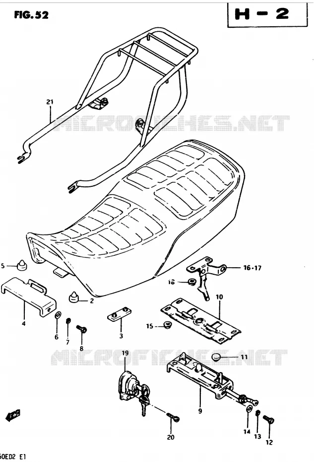 SEAT Suzuki MOTO 450 GS 1982  GS4502(2/Z/D)