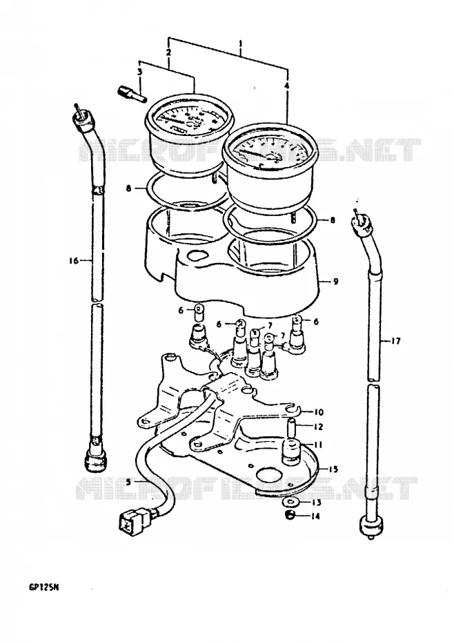 SPEEDOMETER (E2) Suzuki MOTO 125 GP 1992  GP125N(C/N)