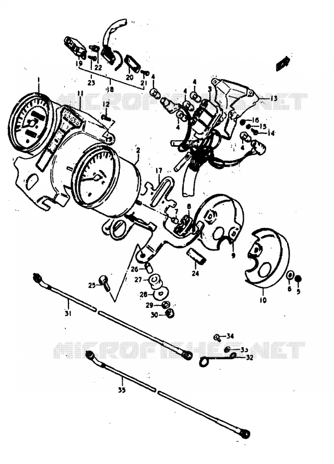 SPEEDOMETER (GS400N,EN) Suzuki MOTO 400 GS 1978  GS400EC(C/N)