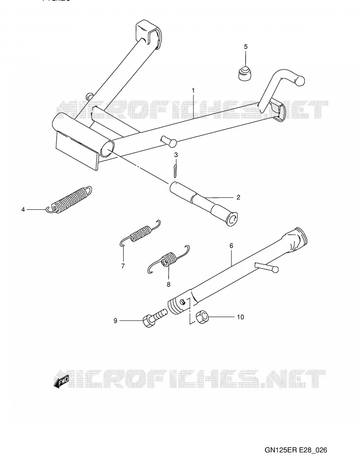STAND Suzuki MOTO 125 GN 1994  GN125ER(E28)