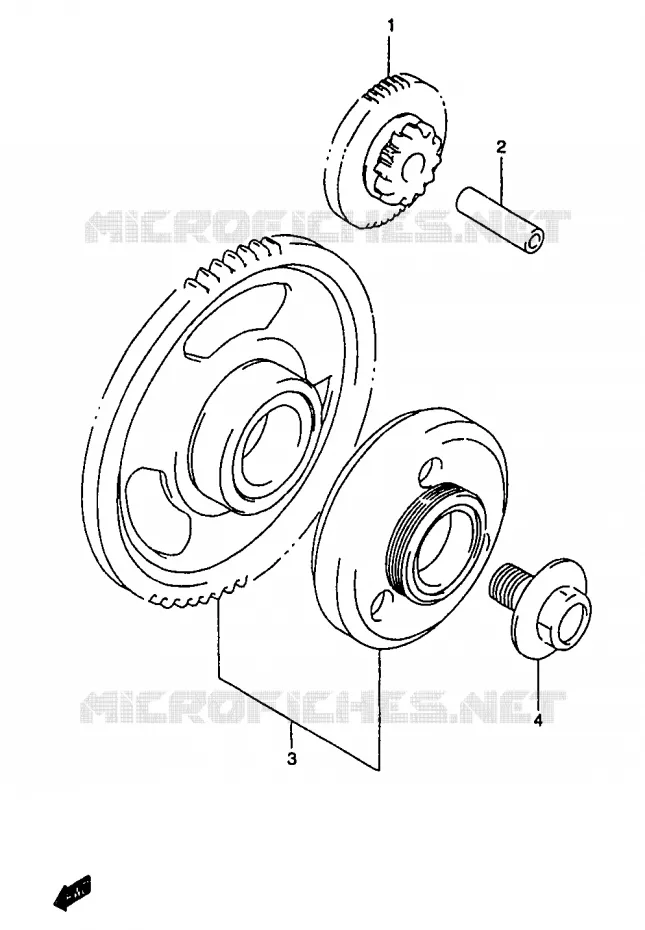 STARTER MOTOR CLUTCH Suzuki MOTO 1200 BANDIT 1998  GSF1200W/GSF1200SW/GSF1200SAW