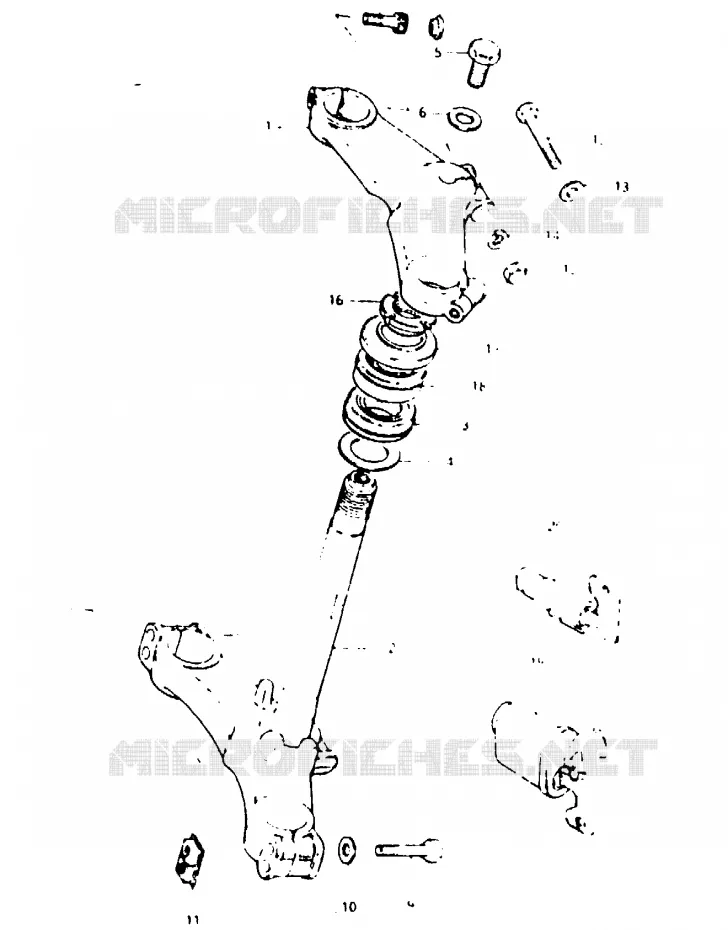 STEERING COLUMN Suzuki MOTO 1000 GSX 1982  GSX1000SZ