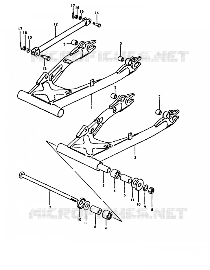 SWINGARM Suzuki MOTO 1000 GS 1980  GS1000ET(T)