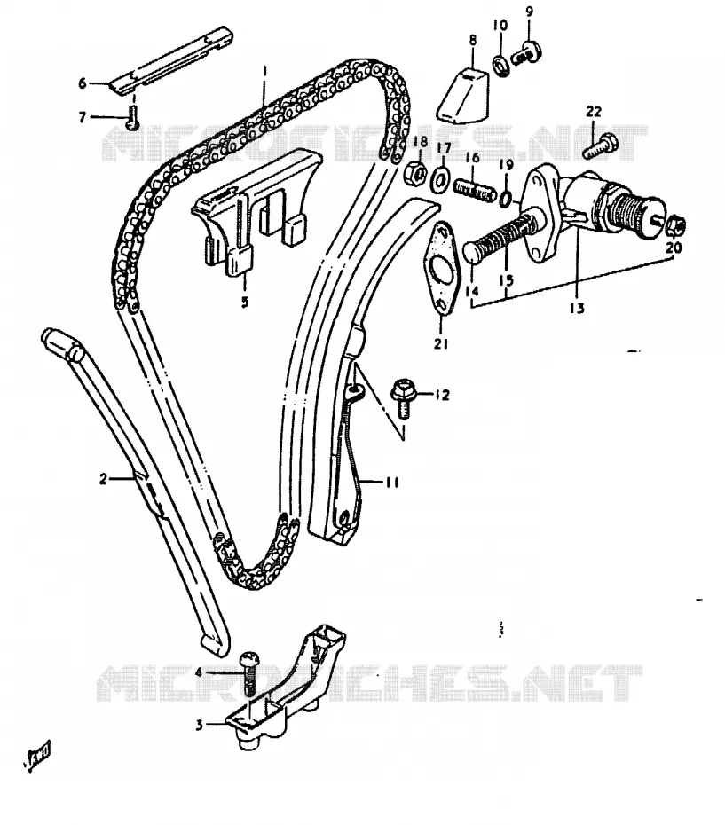 TIMING Suzuki MOTO 1000 GS 1978  GS1000HC(C/N)