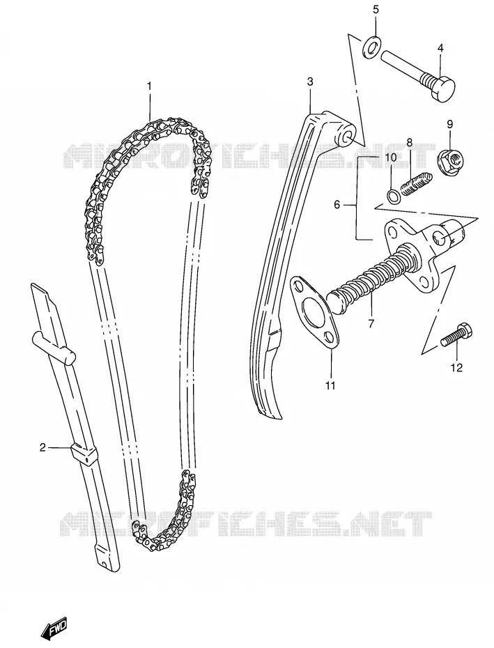 TIMING Suzuki MOTO 125 GN 1998  GN125EW(E28)
