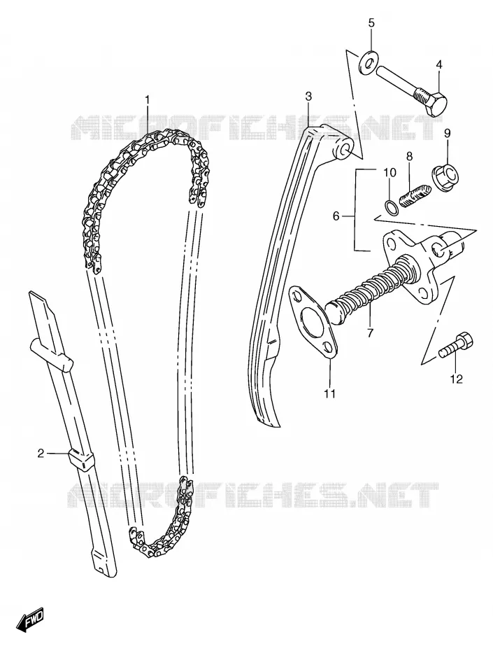 TIMING Suzuki MOTO 125 GS 2000  GS125SY(E71)