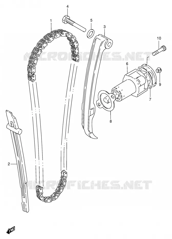 TIMING Suzuki MOTO 250 GN 2000  GN250EY(E2)