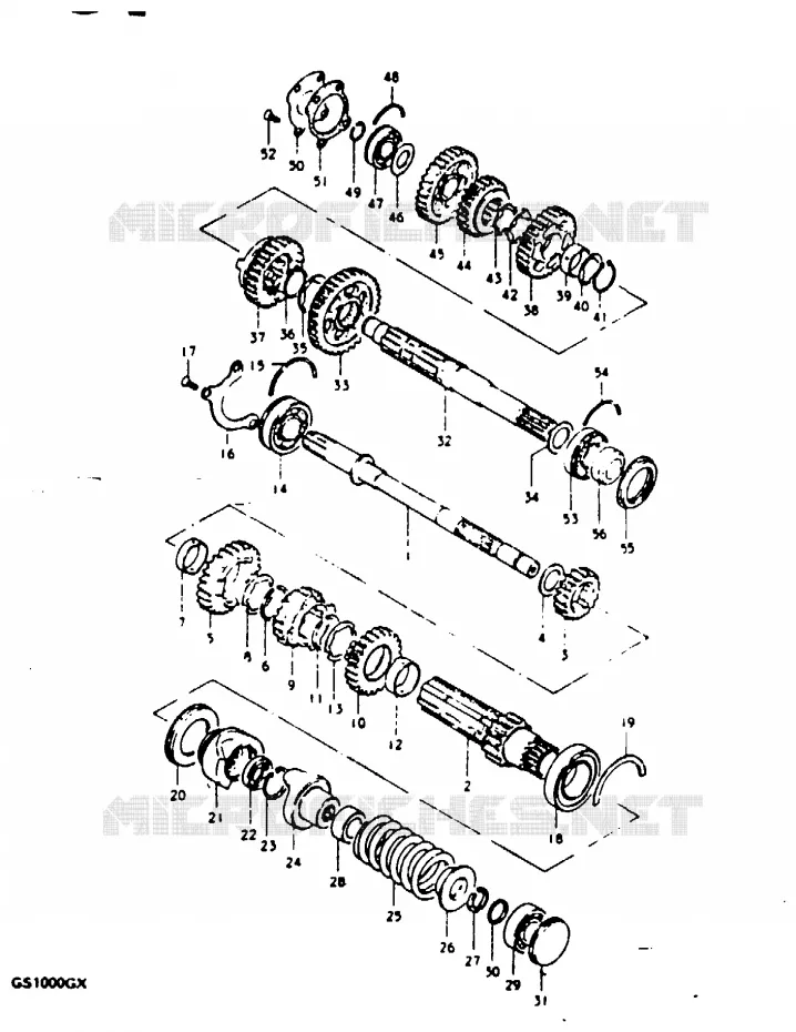 TRANSMISSION Suzuki MOTO 1000 GS 1980  GS1000GT(X/T)
