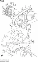 CRANKCASE COVER (MODEL K7/K8) for Suzuki BURGMAN 400 2010