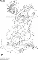 CRANKCASE COVER (MODEL K9) for Suzuki BURGMAN 400 2010