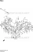 CRANKCASE for Suzuki BURGMAN 400 2010