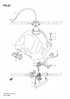 FUEL TANK for Suzuki QUADSPORT 250 2010