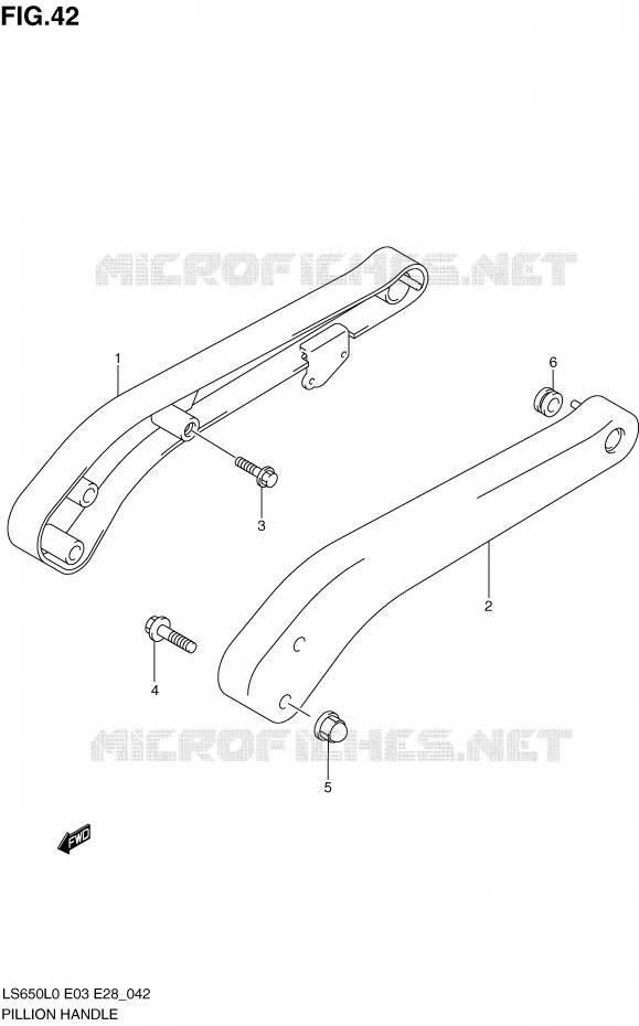 BACKREST Suzuki MOTO 650 BOULEVARD 2010  LS650L0(E3/E28)