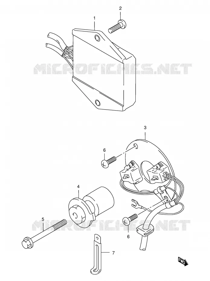 GENERATOR SENSOR Suzuki MOTO 500 GS-E 2000  GS500EY(E2)