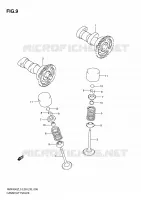 CAMSHAFT   VALVES for Suzuki RMX-Z 450 2010