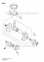 CRANKSHAFT for Suzuki RMX-Z 450 2010