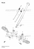 FOOTREST for Suzuki RMX-Z 450 2010