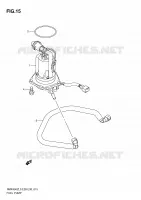 FUEL PUMP for Suzuki RMX-Z 450 2010