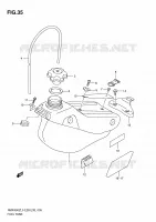 FUEL TANK for Suzuki RMX-Z 450 2010