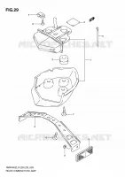 TAIL LIGHT (E28) for Suzuki RMX-Z 450 2010