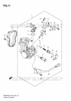 THROTTLE BODY for Suzuki RMX-Z 450 2010