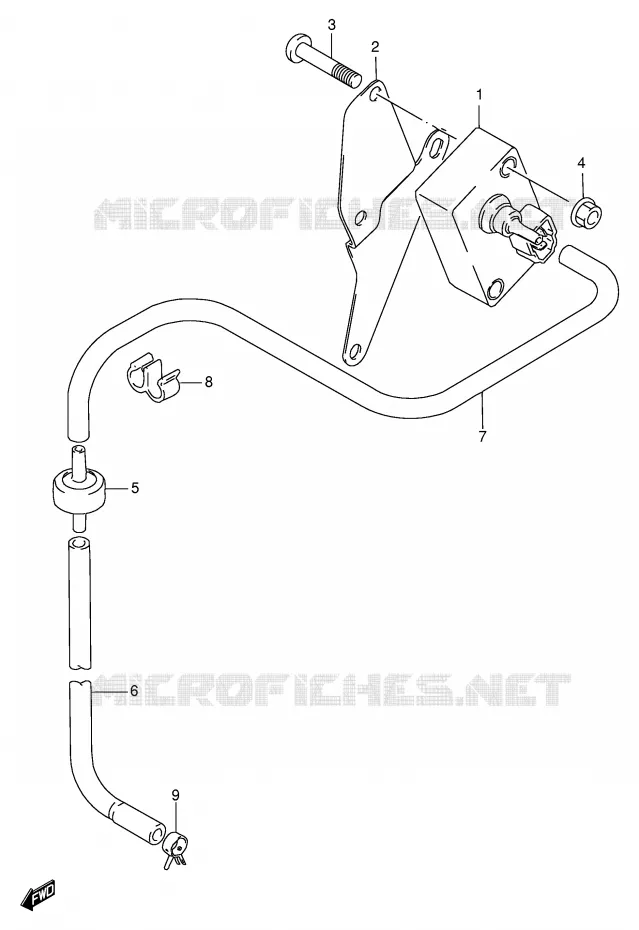AIR SENSOR Suzuki MOTO 1400 INTRUDER 2000  VS1400GLPY(E2)
