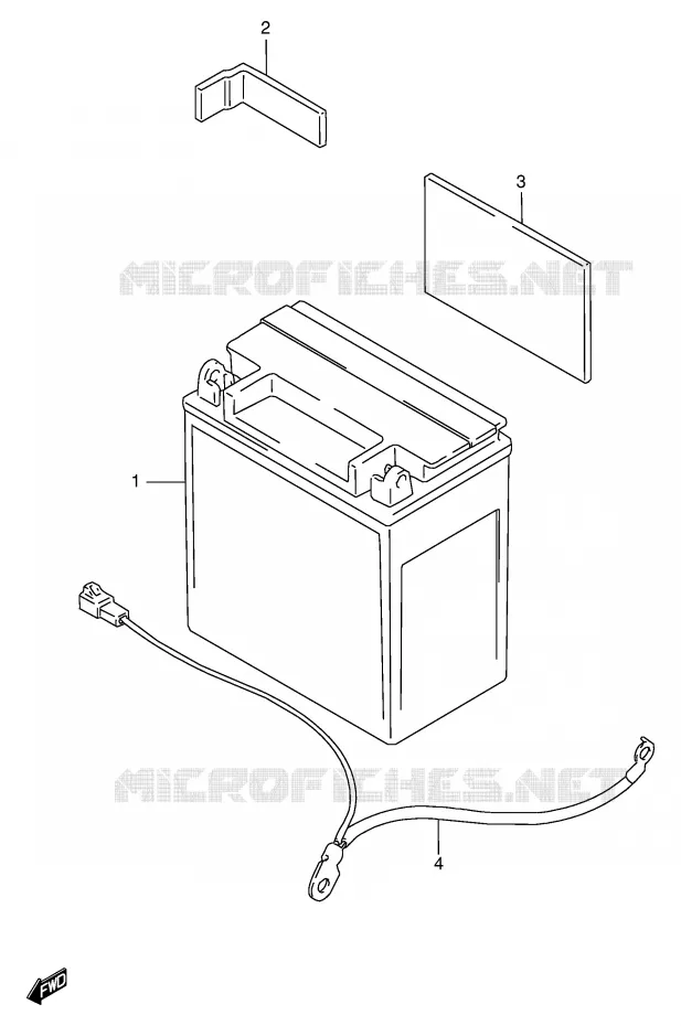 BATTERY Suzuki MOTO 1400 INTRUDER 2000  VS1400GLPY(E2)