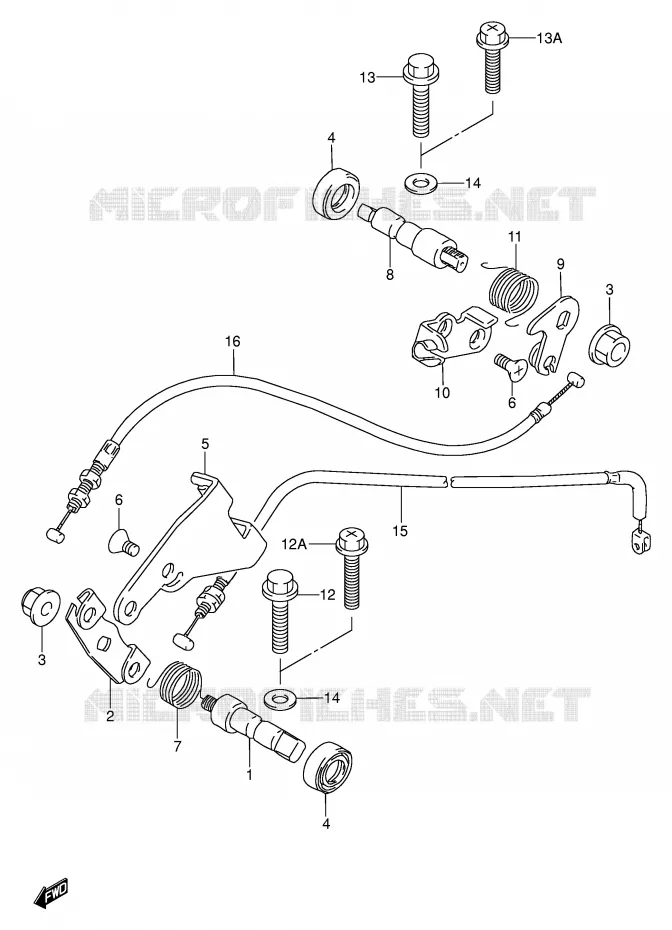 DECOMPRESSOR Suzuki MOTO 1400 INTRUDER 2002  VS1400GLPK2(E2)