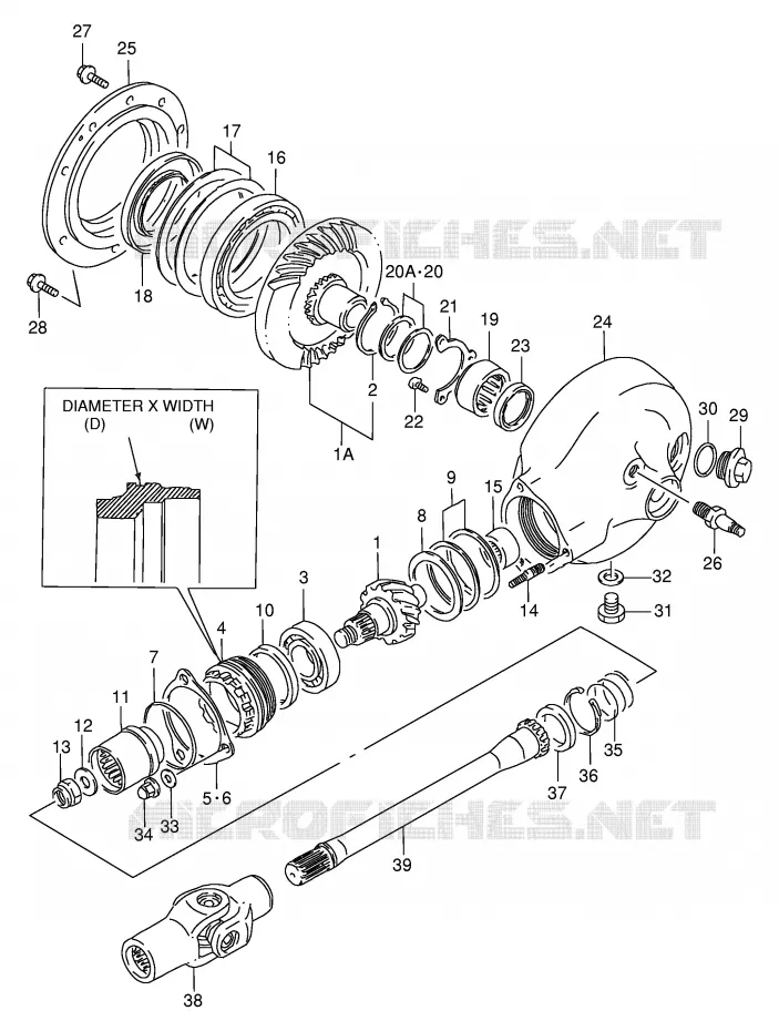 DRIVESHAFT Suzuki MOTO 1400 INTRUDER 2000  VS1400GLPY(E2)