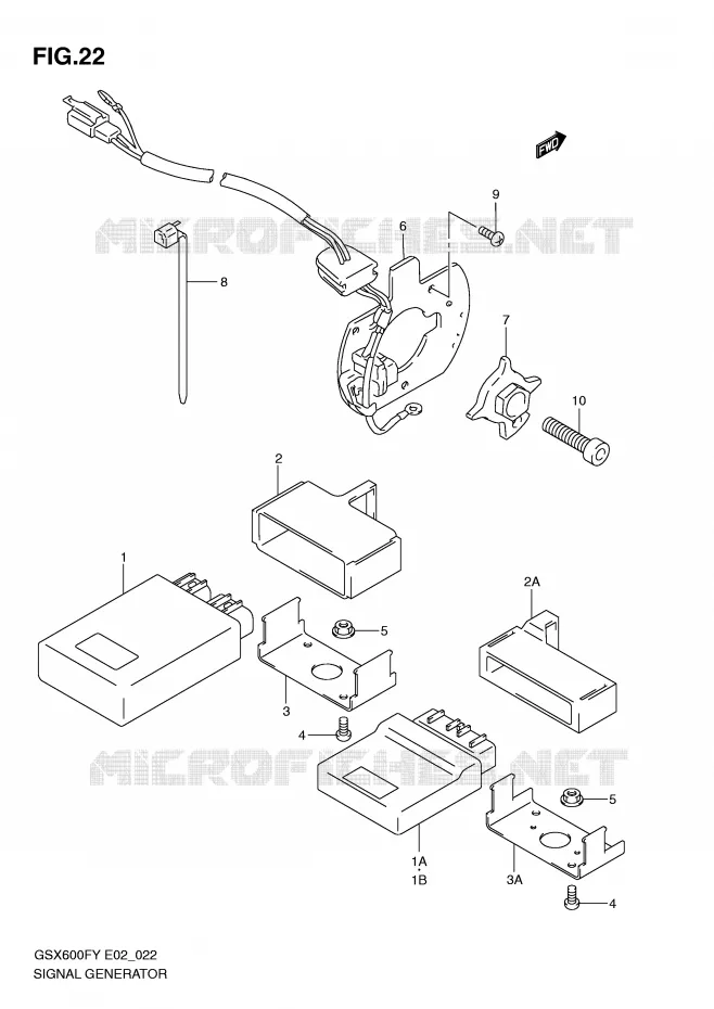 GENERATOR SENSOR Suzuki MOTO 600 GSX-F 1999  GSX600FUX(E2)