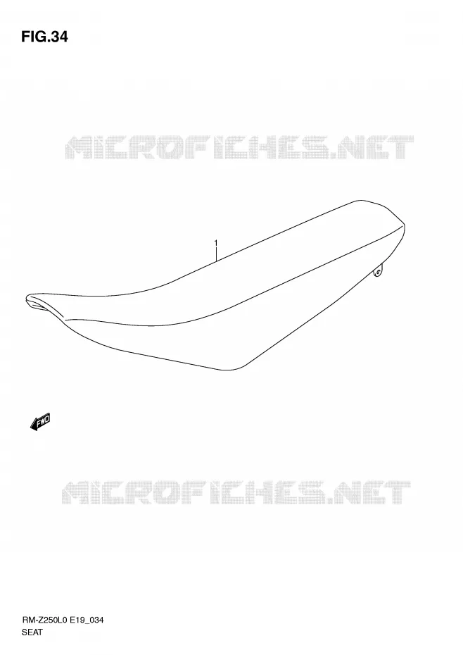 SEAT Suzuki MOTO 250 RM-Z 2010  RM-Z250L0(E19)