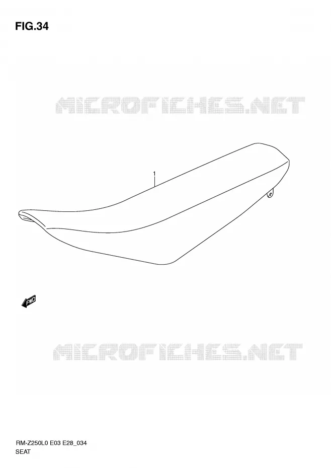 SEAT Suzuki MOTO 250 RM-Z 2010  RM-Z250L0(E3/E28)