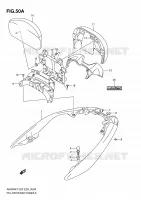 BACKREST (AN400ZAL0) for Suzuki BURGMAN 400 2010