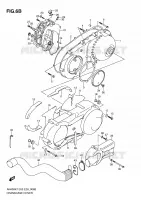 CRANKCASE COVER (MODEL L0) for Suzuki BURGMAN 400 2010