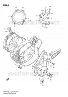 CRANKCASE COVER for Suzuki RMX-Z 450 2010