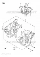 CRANKCASE for Suzuki RMX-Z 450 2010