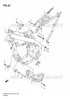 FRAME for Suzuki RMX-Z 450 2010